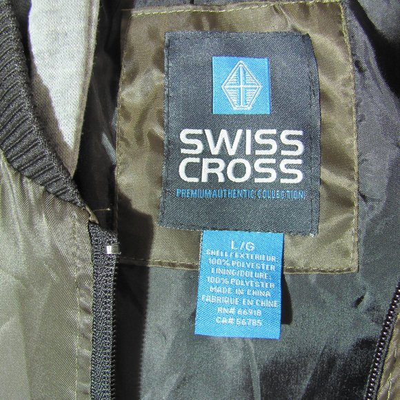 Swiss Cross Men Hooded Bomber Jacket NWOT - Picture 15 of 15
